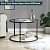 Serene Round Glass Coffee Table - front_view