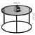 Serene Round Glass Coffee Table - bottom_view