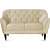 Toledo Two-Seater Fabric Sofa - top_view