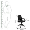Bendigo Medium Back Revolving Office Chair - front_view