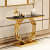 Console Table With Stone Top - front_view