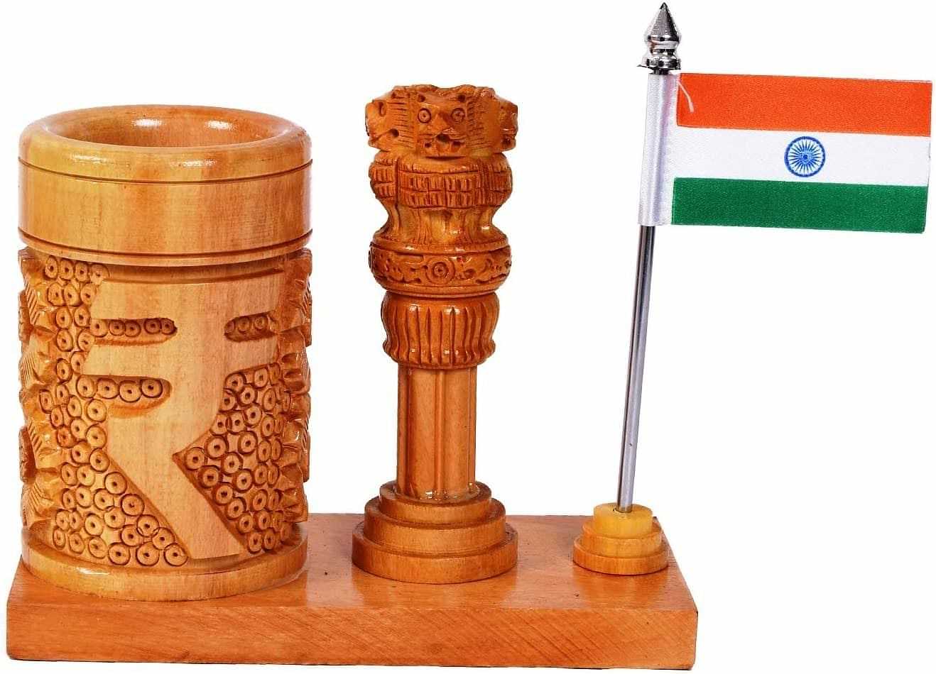 Ashoka Stambha Pen Stand - photo