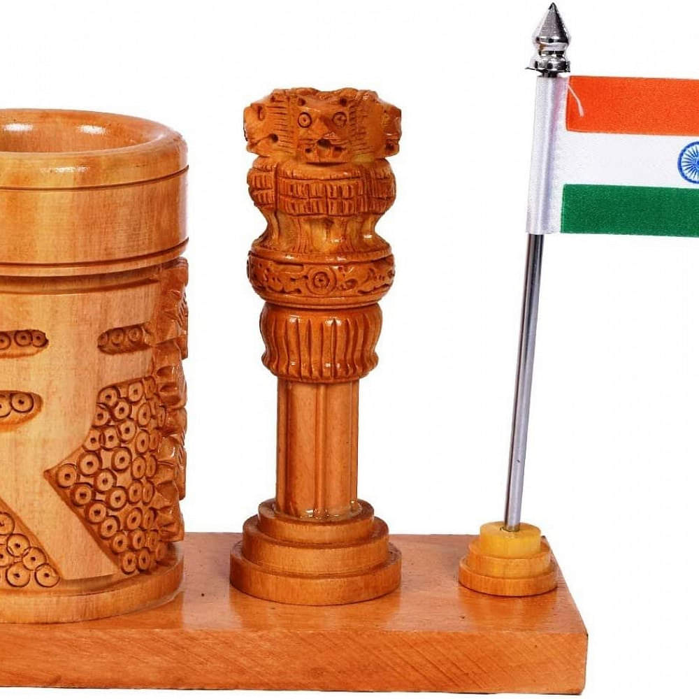 Ashoka Stambha Pen Stand - photo