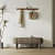 Ness Velvet Upholstered Entryway Bench with 4 Legs - top_view