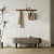 Ness Velvet Upholstered Entryway Bench with 4 Legs - rear_view