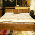 King Size Bed In Natural Colour - photo