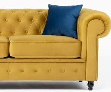 Ness 2 Seater Chesterfield Sofa - top_view