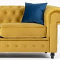 Ness 2 Seater Chesterfield Sofa - top_view