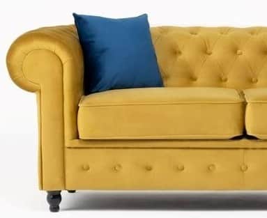 Ness 2 Seater Chesterfield Sofa - rear_view