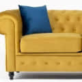 Ness 2 Seater Chesterfield Sofa - rear_view