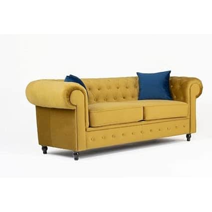 Ness 2 Seater Chesterfield Sofa - left_view