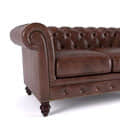 Sapa 2 Seater Leather finish Rexine Sofa - top_view