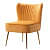 Tauras Wing Back Velvet Chair - front_view