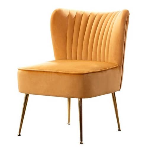 Tauras Wing Back Velvet Chair