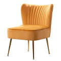 Tauras Wing Back Velvet Chair - left_view