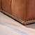 Tuxedo Cube Shape Leather Puff Stool - rear_view