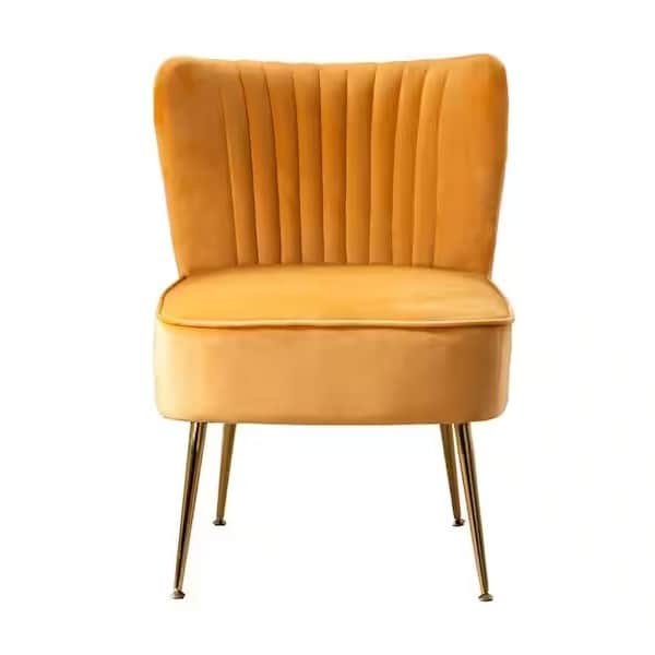Tauras Wing Back Velvet Chair - top_view