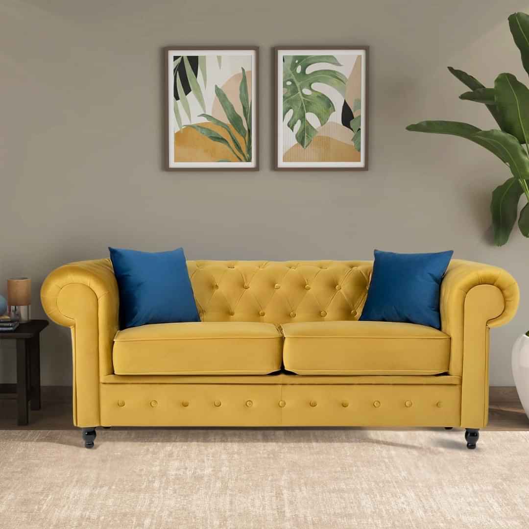 Ness 2 Seater Chesterfield Sofa - photo