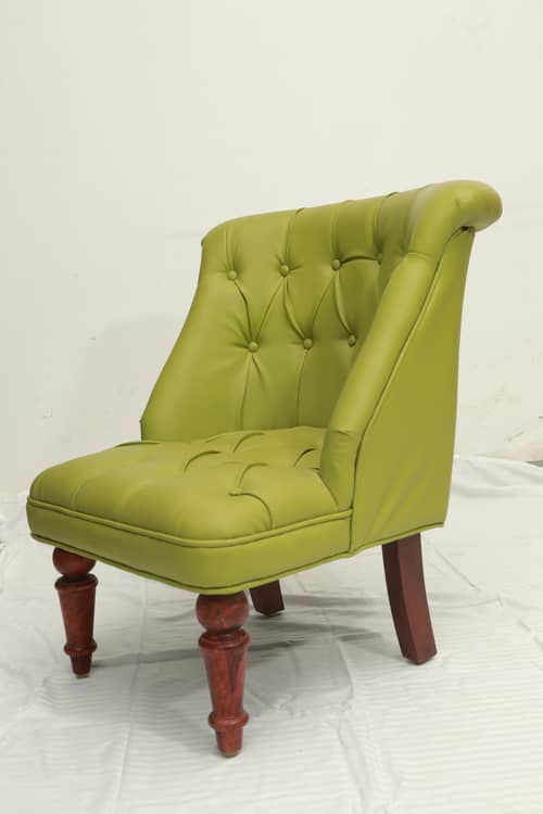 Premium Green Lounge Leatherette Chair