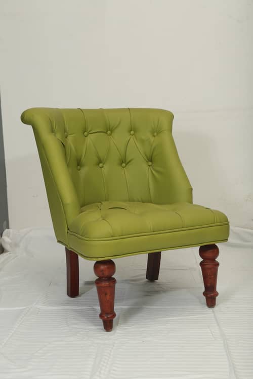 Premium Green Lounge Leatherette Chair