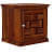 Morgen Solid Wood Side table - top_view