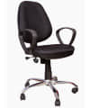 Cushioned Medium Back Revolving Chair - front_view