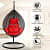 Kyoto Egg Style Single Seater Swing - front_view