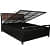 Queen Size Metal Bed With Hydraulic Storage - front_view
