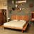 Acacia Wood King Size Bed - right_view