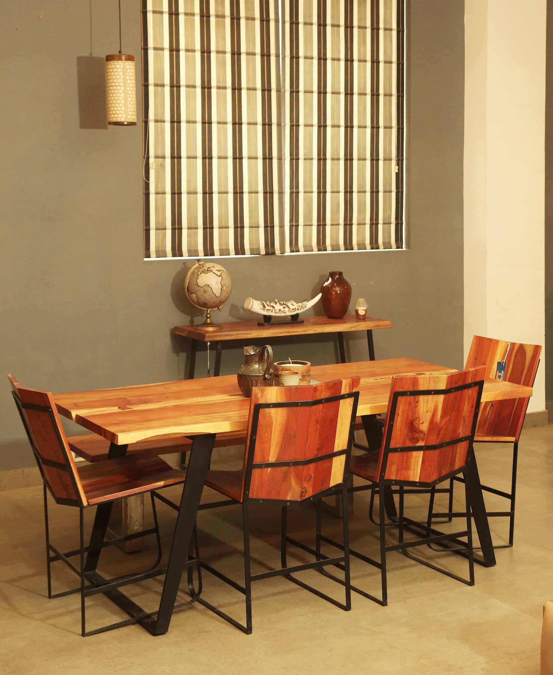 DINING SET 6 SEATER - photo