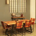 DINING SET 6 SEATER - photo
