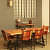 DINING SET 6 SEATER - photo