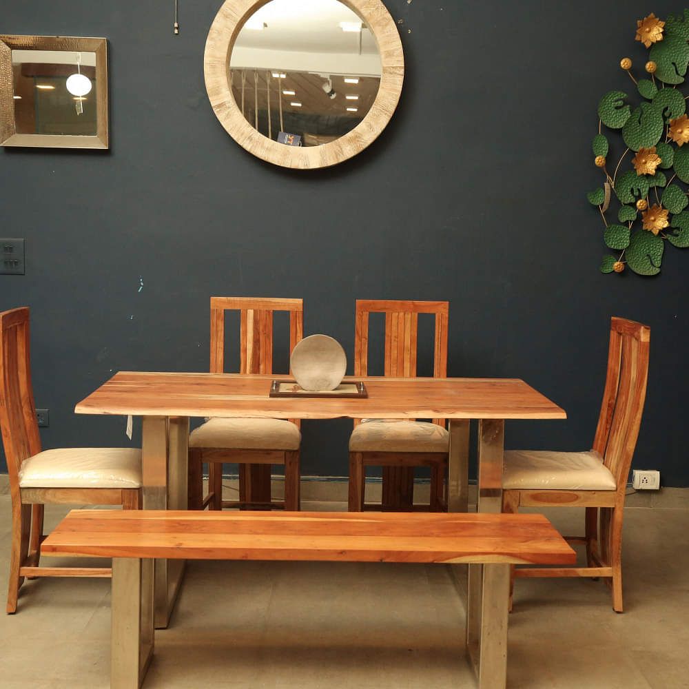Live Edge Dining Set - photo