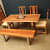 Live Edge Dining Set - top_view