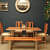 Live Edge Dining Set - rear_view
