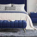 Modway Adept Upholstered Velvet Bench - left_view