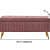Modern Velvet Storage Bench - left_view
