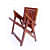 Warren Contemporary Arm Rest Folding Chair - top_view