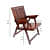 Warren Contemporary Arm Rest Folding Chair - rear_view