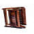 Warren Contemporary Arm Rest Folding Chair - left_view