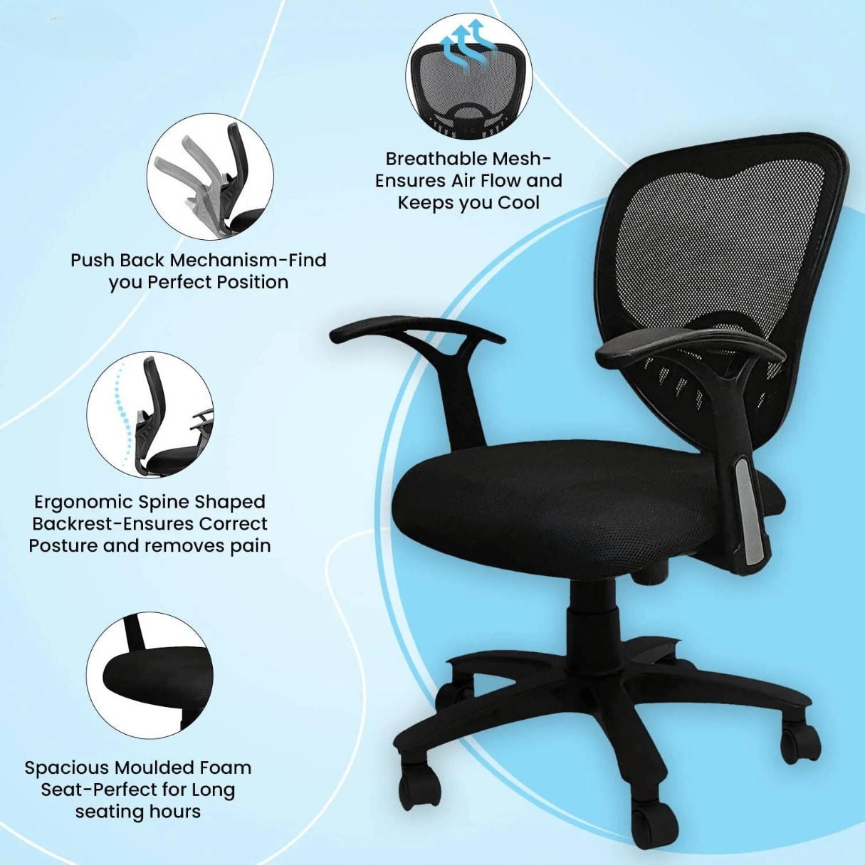 Revolving Office Casper Chair