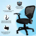 Revolving Office Casper Chair - front_view