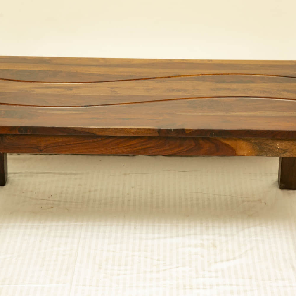 Coffee Table In Walnut Finish - photo