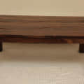 Coffee Table In Walnut Finish - rear_view