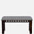 Foster Sheesham Wood 4 Seater Dining Set - rear_view