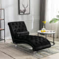 Chaise Lounge Chair With Toss Pillow - photo