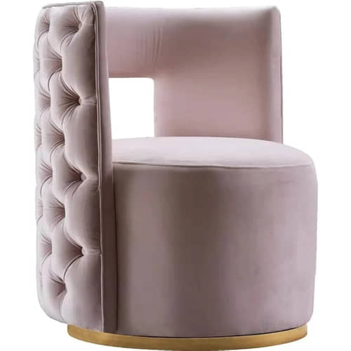Tufted Swivel Club Chair