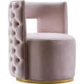 Tufted Swivel Club Chair - right_view
