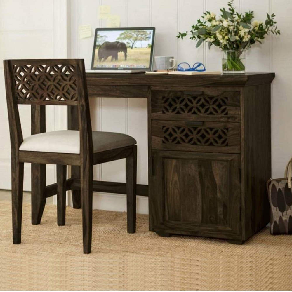 Memphis Solidwood Study Table with Chair - photo