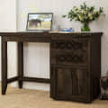 Memphis Solidwood Study Table with Chair - front_view